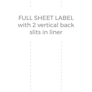 Matte Label Sheets