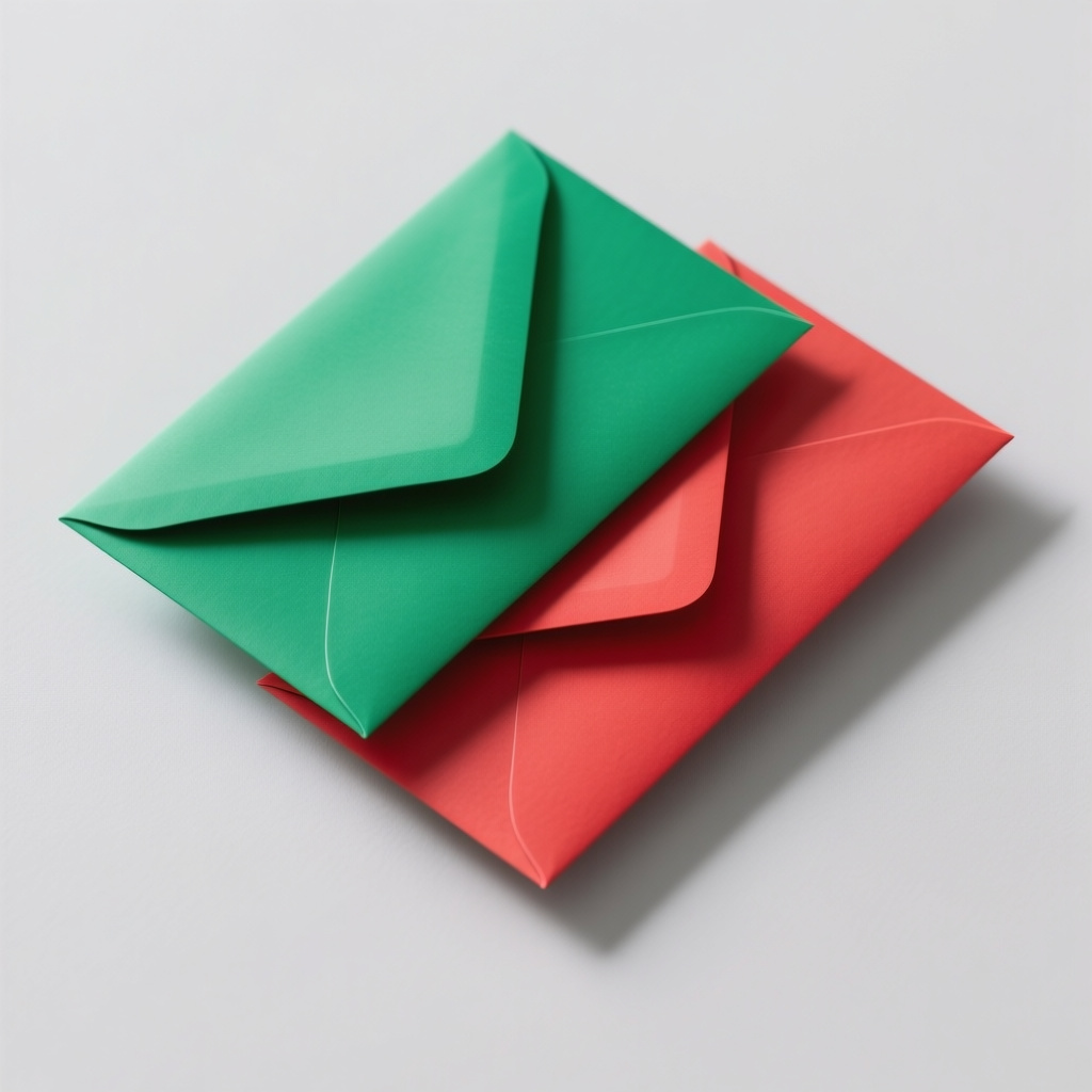 red and green envelopes